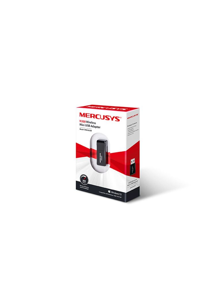 Tarjeta Wifi USB Mercusys MW300UM Inalámbrico N de 300Mbps-2