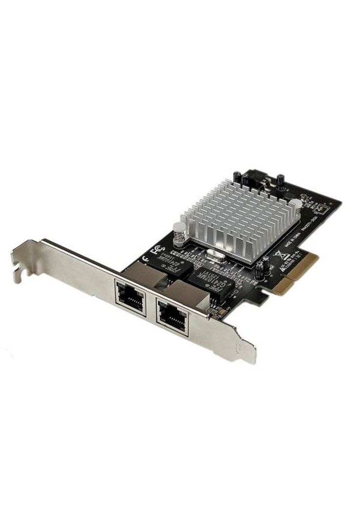 Tarjeta Red Gigabit Ethernet 2 Puertos RJ45 Chip Intel i350-0