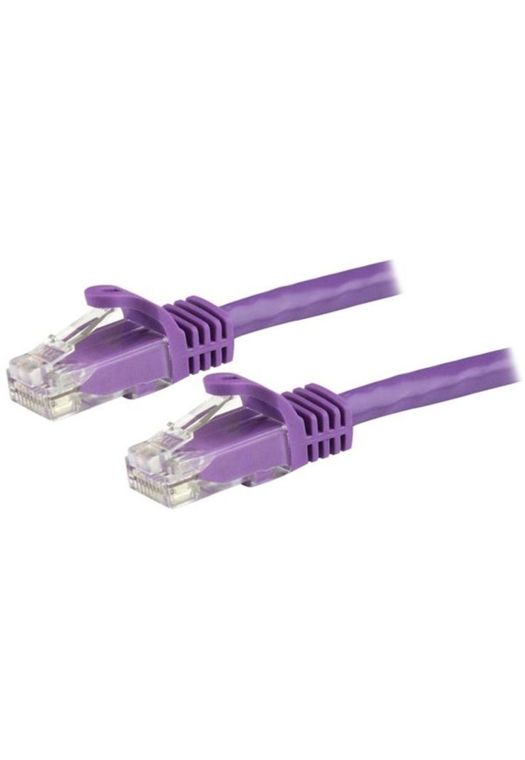 Cable de Red 1m Púrpura Cat6 Ethernet Gigabit sin Enganches-0