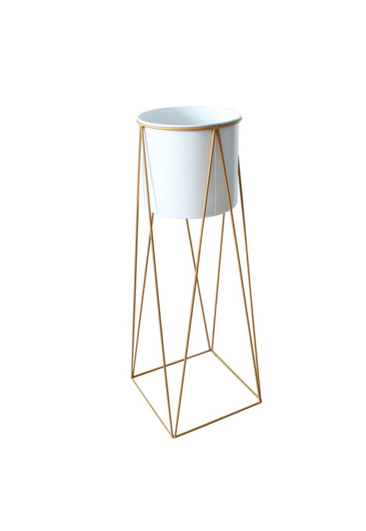 Maceta Macetero Pedestal Decorativo grande Blanco-0