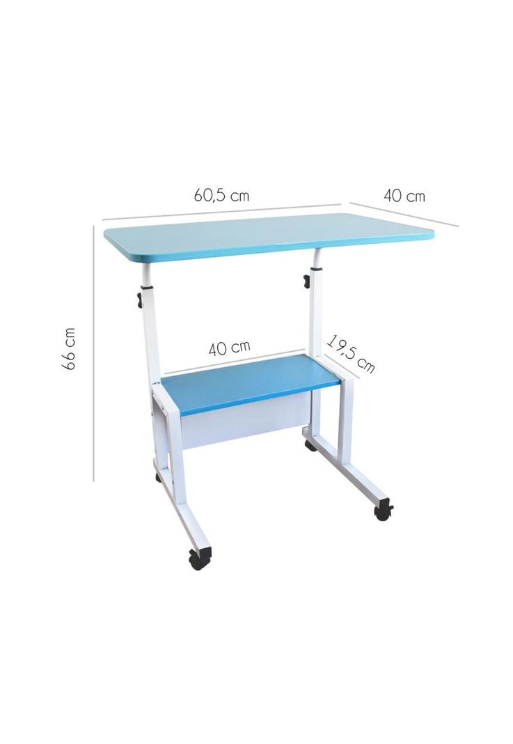 Mesa Escritorio Ajustable Celeste Movil-1
