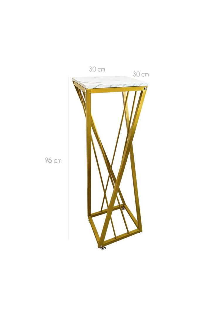Mesa Lateral Decorativa Moderna XL – Soporte Plantas Decoración-1