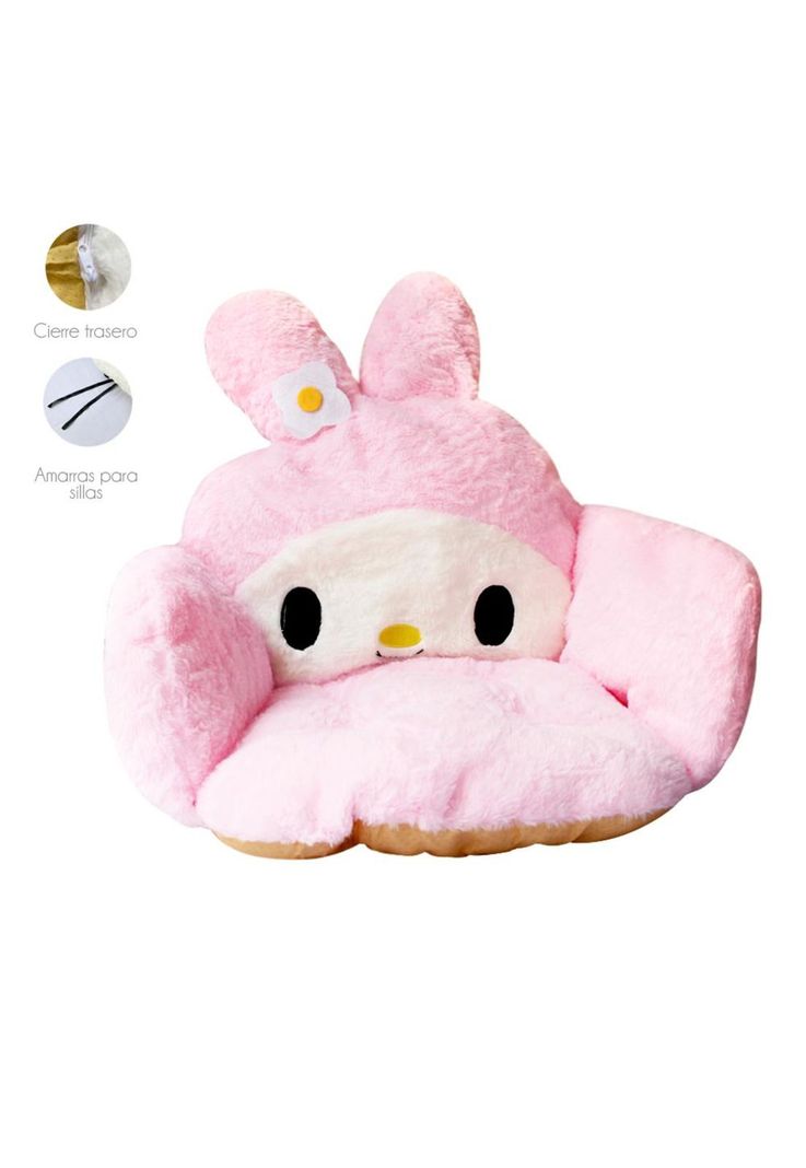 Cojin Silla Infantil Decorativo Niños Rosa-1