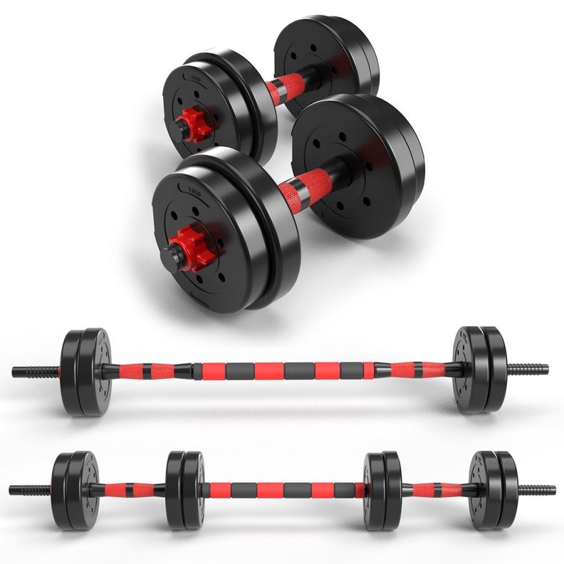 Set Mancuernas Fitmax 10 Kg PVC-0