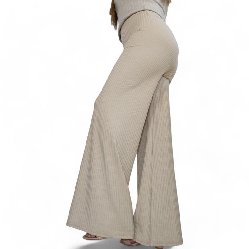  Palazzo flared Canuton beige-1