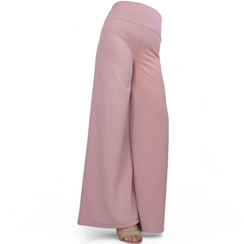  Pantalon Palazzo flared pink sofia-1