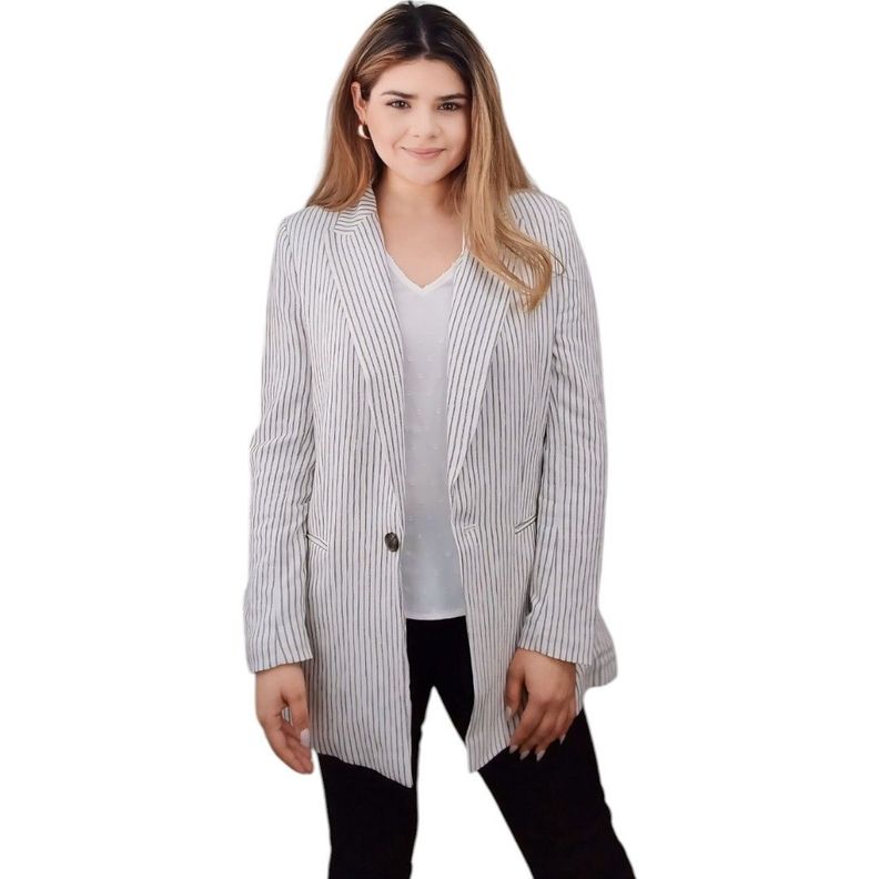 BLAZER MUJER SEMI FORMAL BLANCO-2