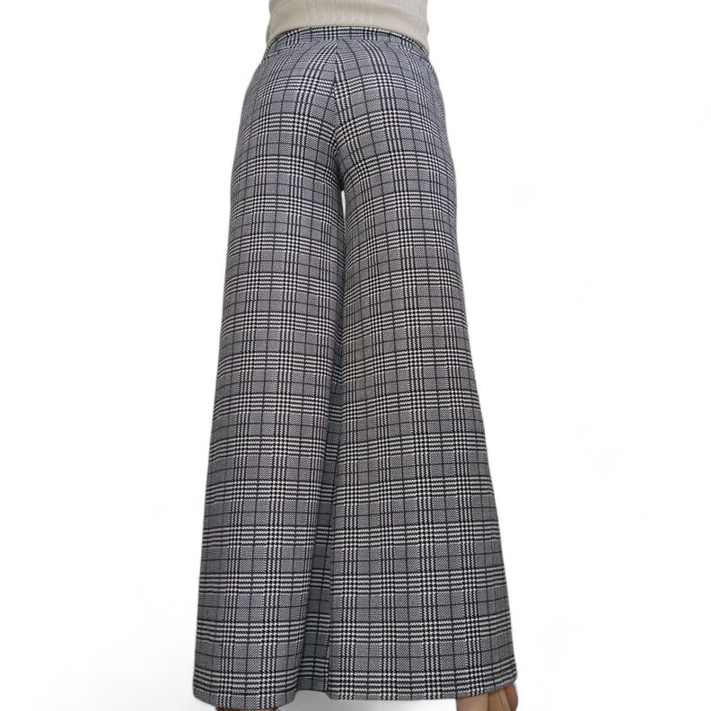 Pantalon palazzo flared formal pie de pou gris-2