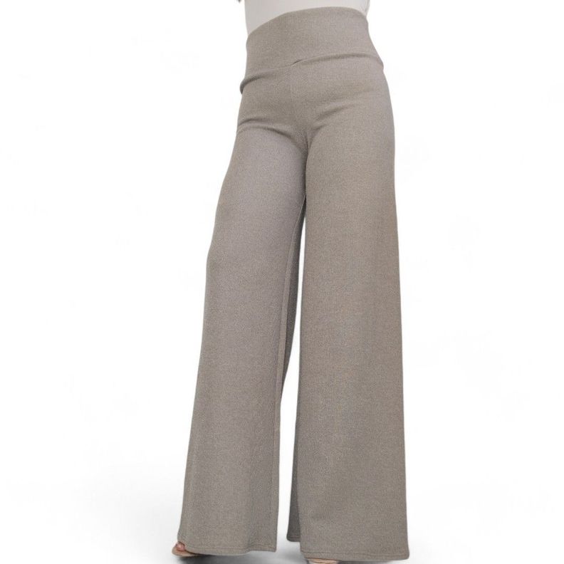  Pantalon Palazzo flared Lanilla Cafe -0