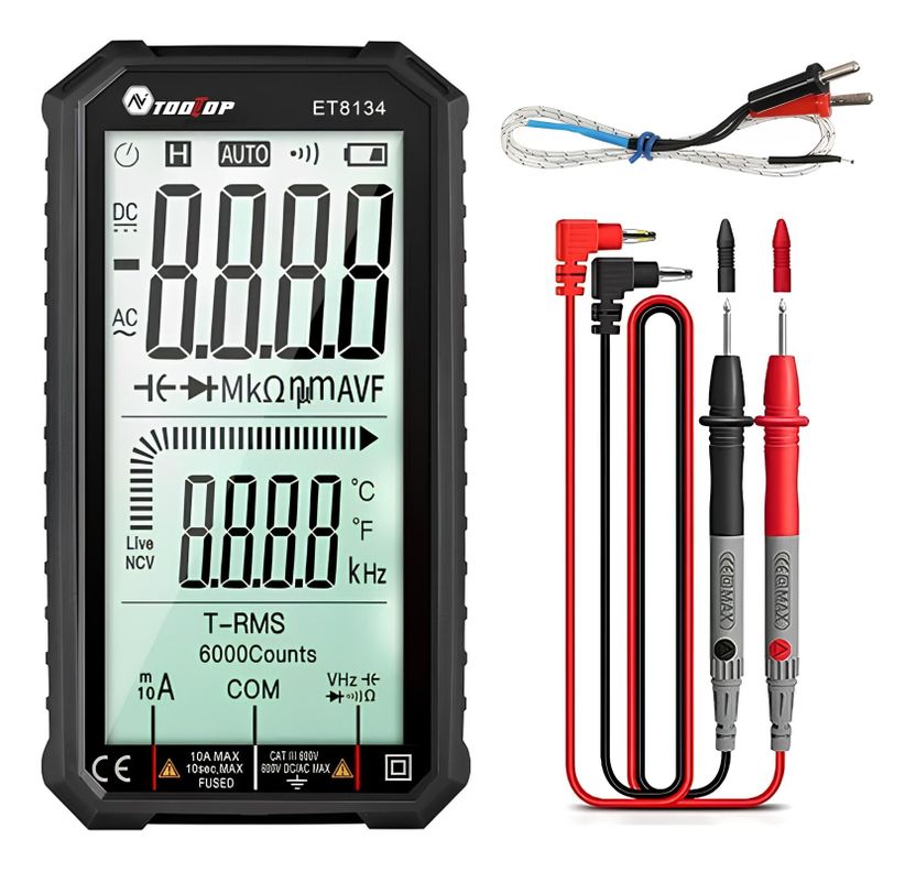 Tester Multitester Multimetro Digital Lcd-0