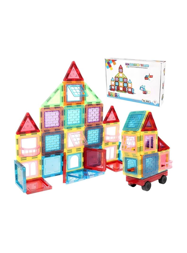 Didáctico Infantil Bloques Magnéticos 45pcs-1