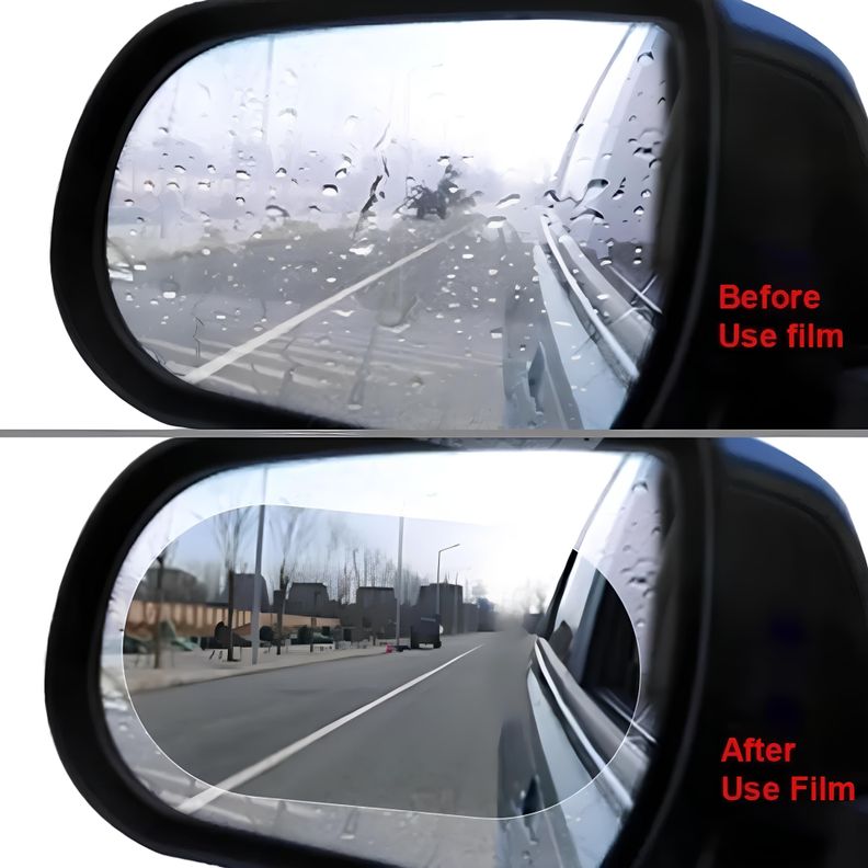 Lamina Antiempañante Anti Agua Espejo Retrovisor-1