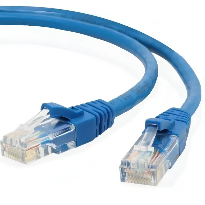 Cable De Red Rj45 Categoría 6e 5 Metros Utp Azul-1