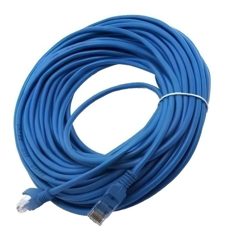 Cable De Red Rj45 Categoría 6e 5 Metros Utp Azul-0