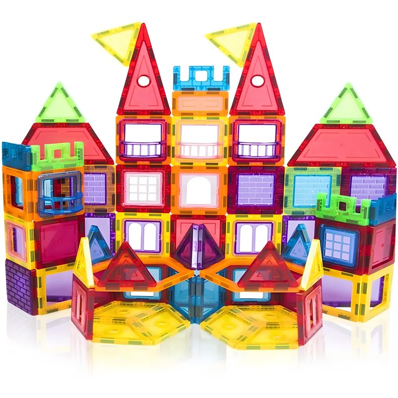 Didáctico Infantil Bloques Magnéticos 106pcs-0