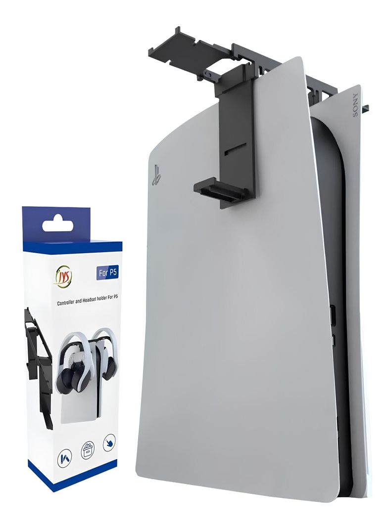 Soporte Ps5 Para 2 Dualsense Y Audífonos-0