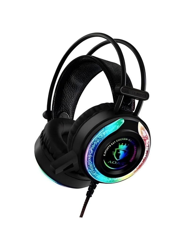 Audífonos Gamer Luces Rgb Pc Aoas As 90 2.4m-0