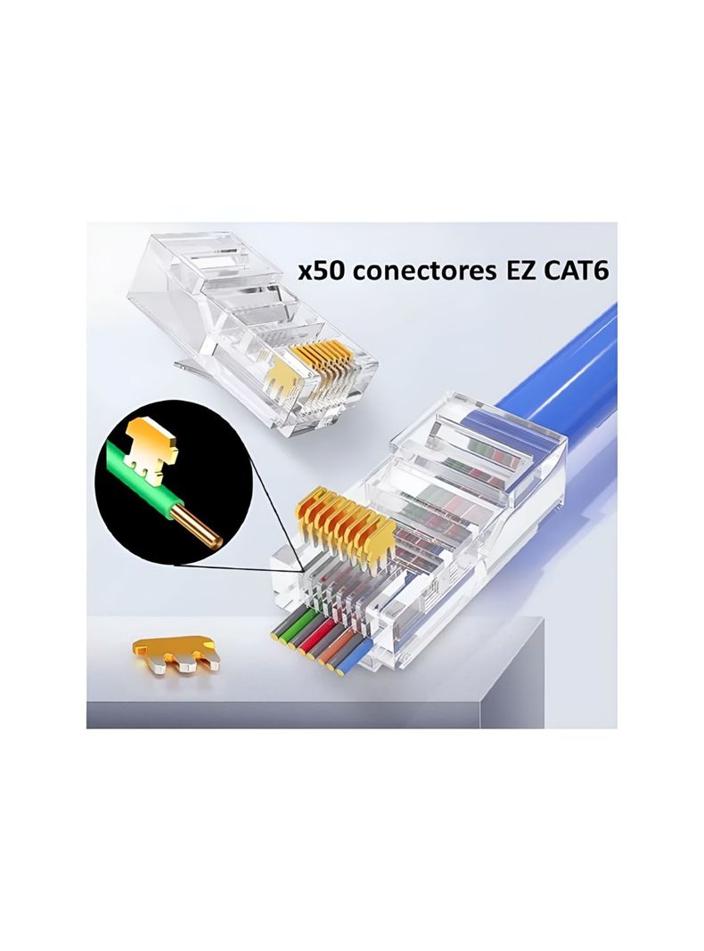 Crimpeadora Ez Rj45 +50 Conector Cat6 Prensa Anticorte-1
