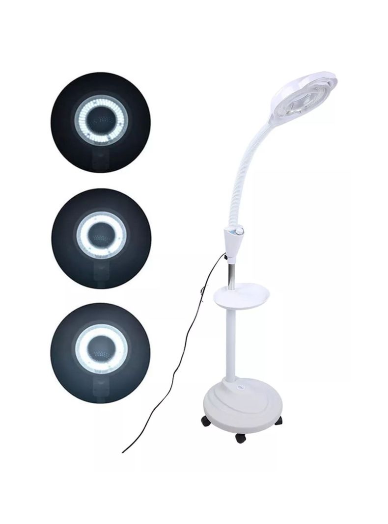 Lampara Luz Fría Lupa Led Con Pedestal Cosmetología Pestañas-2
