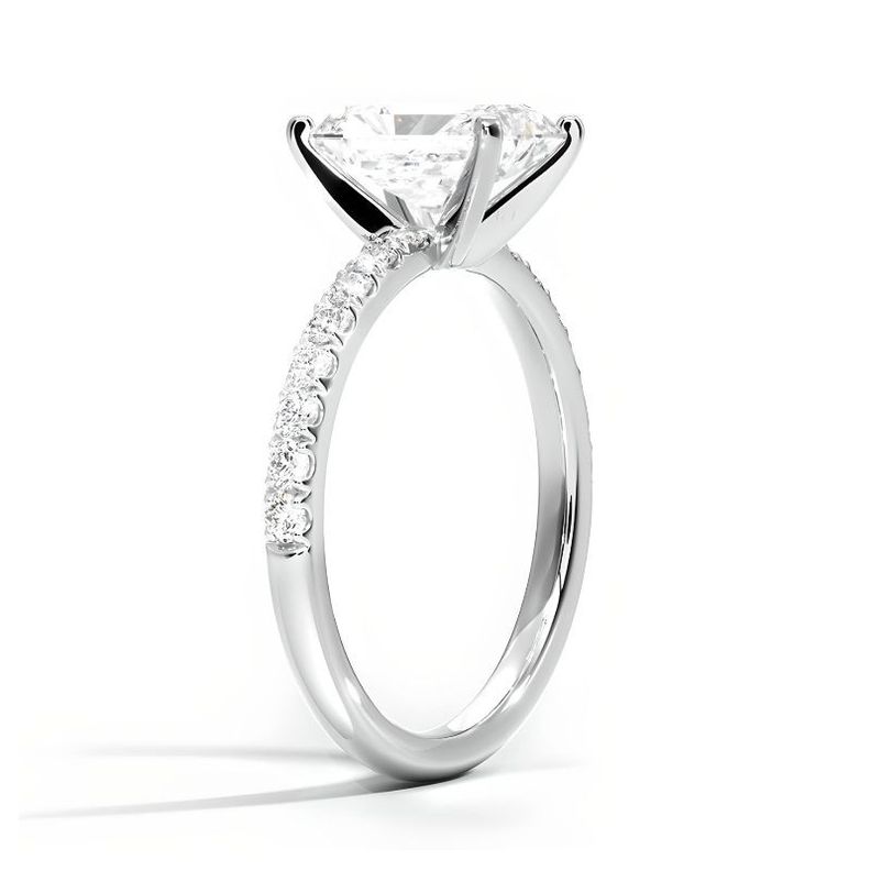 ANILLO DE COMPROMISO CON BRILLANTE DE 3 CT -1