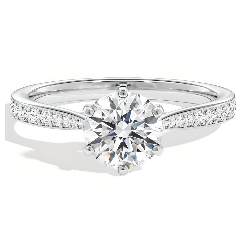 ANILLO DE COMPROMISO BRISA SERENA BOOMZAIR CON MOISSANITA 1.0 CT EN PLATA RODINADA-0