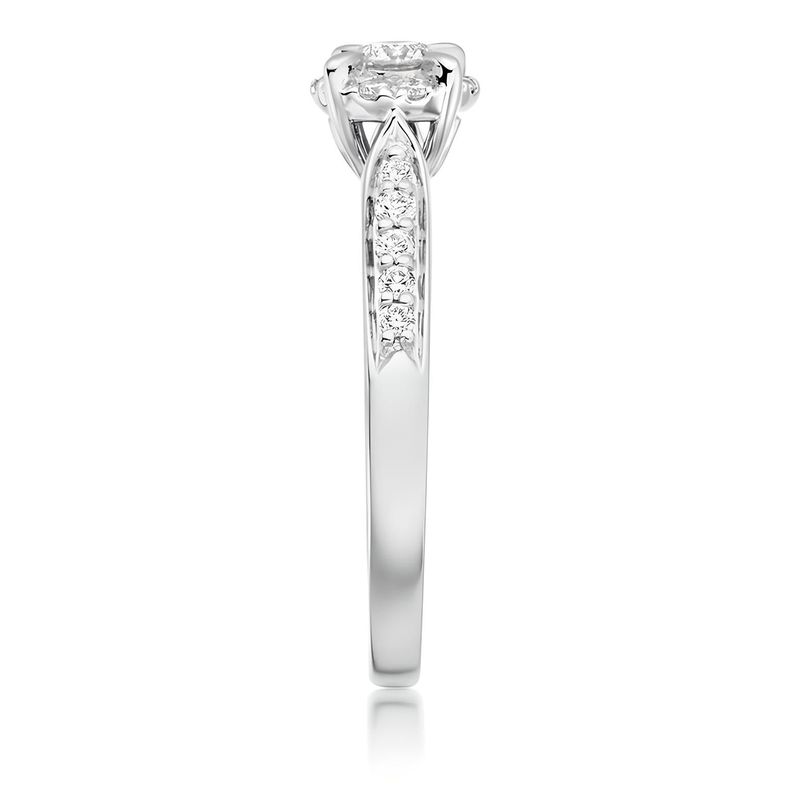 ANILLO DE COMPROMISO HALO BOOMZAIR CON MOISSANITA ROUND 0.20 CT PLATA RODINADA-1