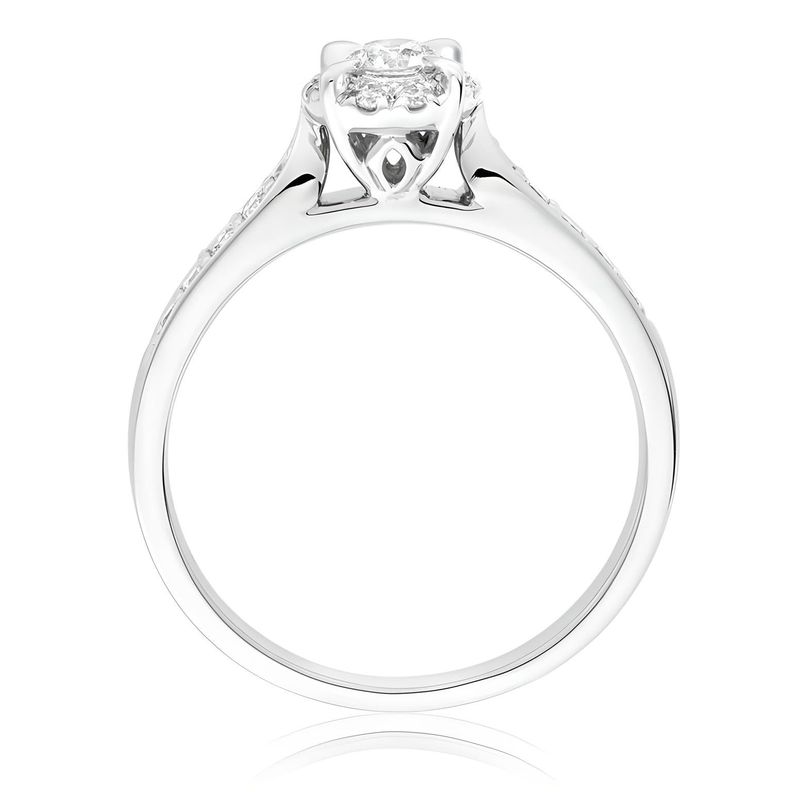 ANILLO DE COMPROMISO HALO BOOMZAIR CON MOISSANITA ROUND 0.20 CT PLATA RODINADA-2