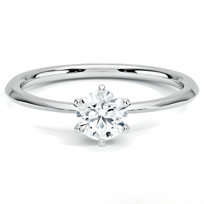 ANILLO DE COMPROMISO SOLITARIO PETITE FIT 0.5 CT BOOMZAIR VVS1 D-0