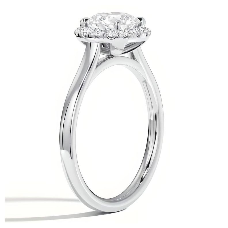 ANILLO DE COMPROMISO HALO BOOMZAIR CON MOISSANITA 1.50 CT EN PLATA RODINADA-1