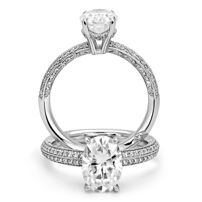 Anillo de compromiso TACORI OVAL HERITAGE