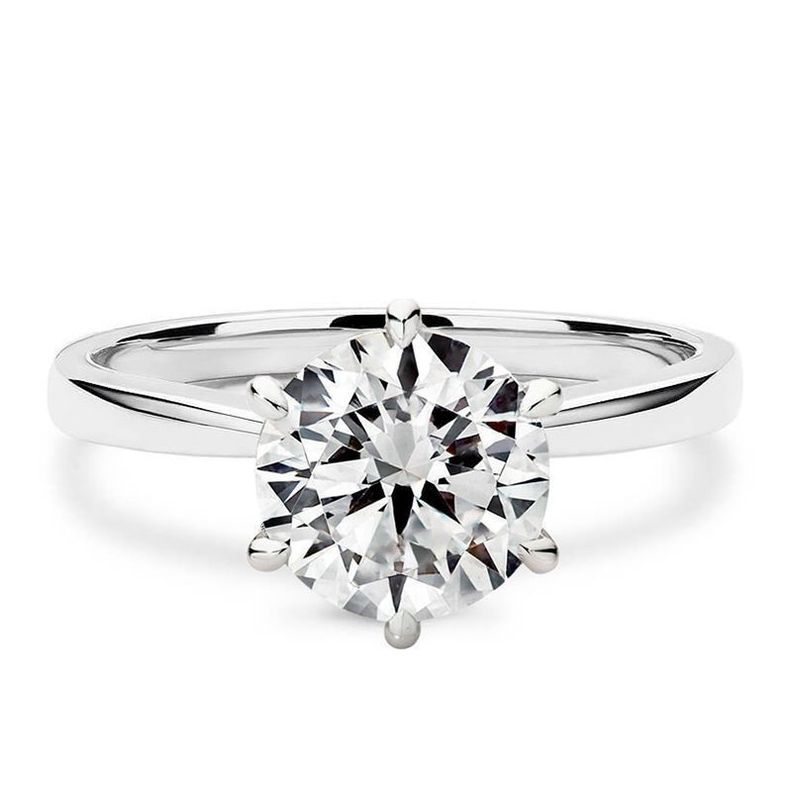 ANILLO DE COMPROMISO CON BRILLANTE SOLITARIO-0