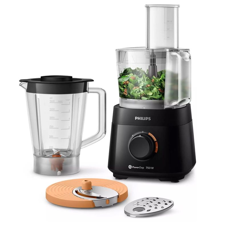 Procesador De Alimentos Philips Hr7301/90 750w Con Licuadora-0