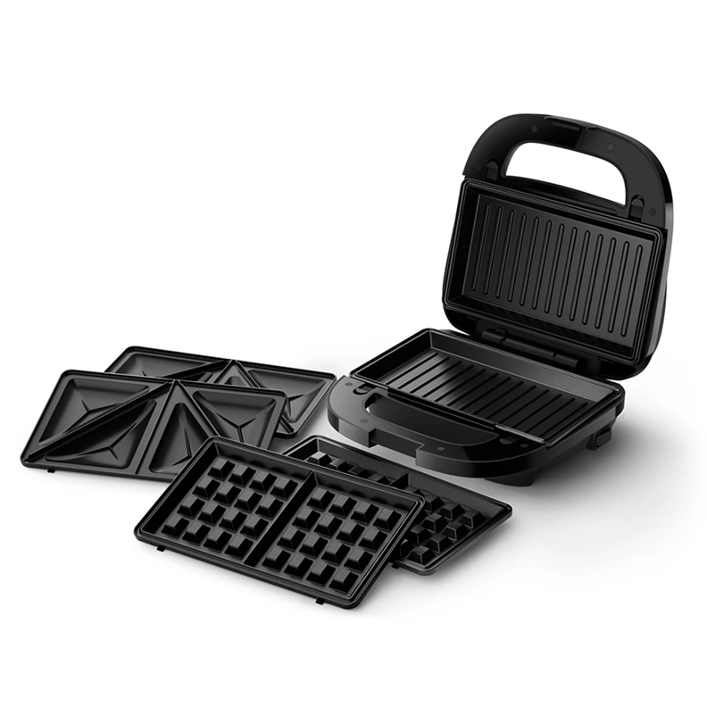Sandwichera Philips 3 en 1 Paninis waffles y sándwiches-3