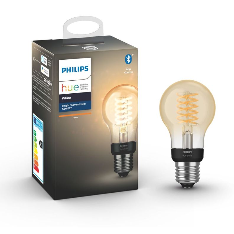 Philips Hue White Ampolleta Led Filamento Bluetooth E27 A60-1