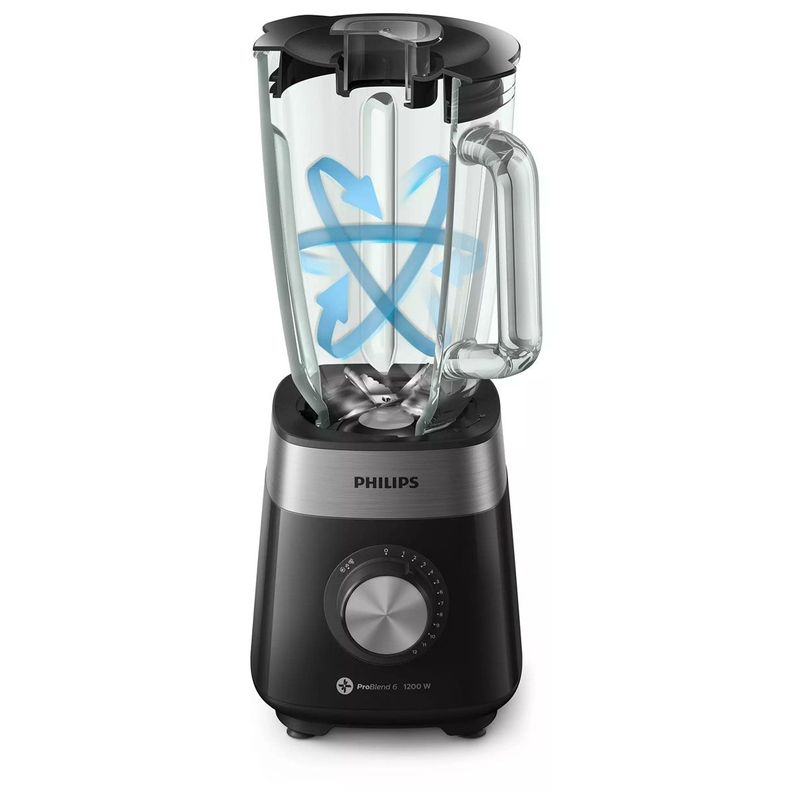 Licuadora Philips HR2242/90 1200w Jarra Vidrio 2lt 12 veloc-3