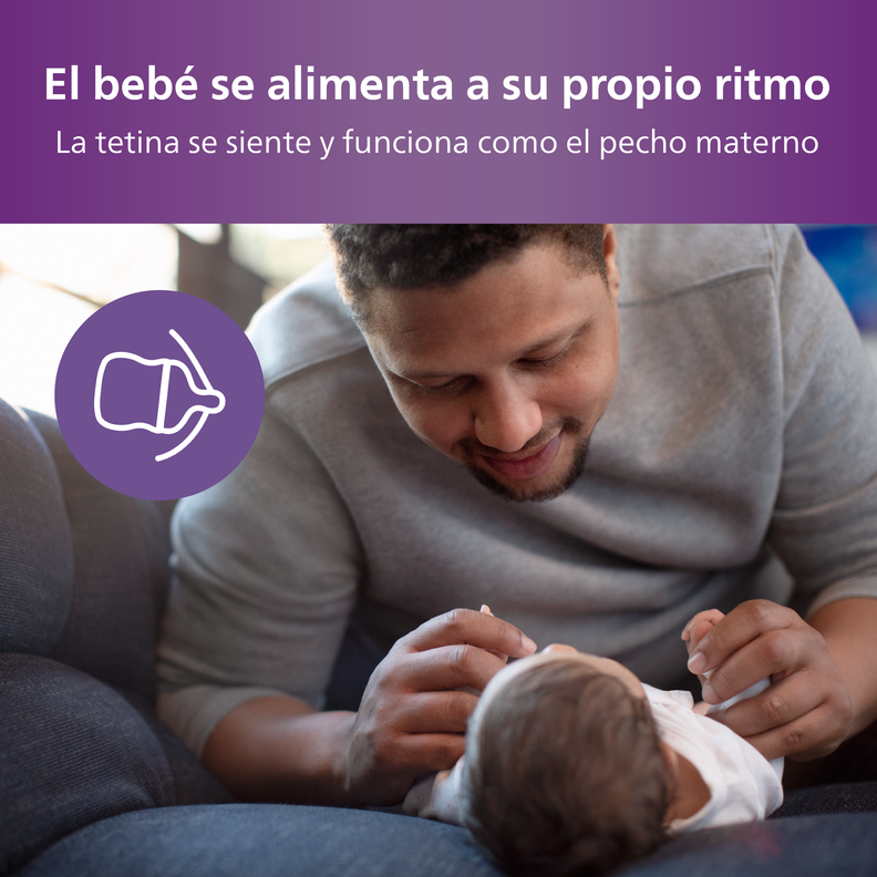 Mamadera Natural Response Philips Avent SCY903/03 1m+ 260 ml-3