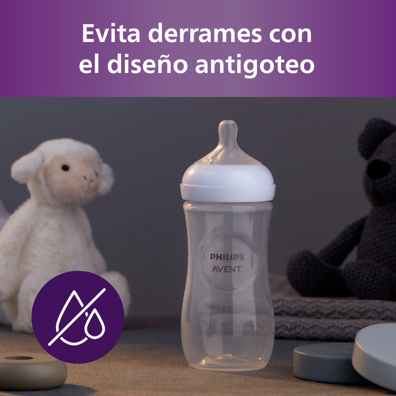 Mamadera Natural Response Philips Avent SCY903/03 1m+ 260 ml-5