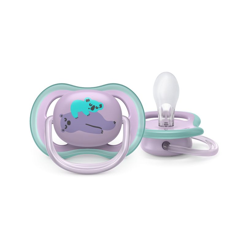 Chupete Avent Ultra Air 6-18 Gato/Koala deco x2 SCF085/18-4