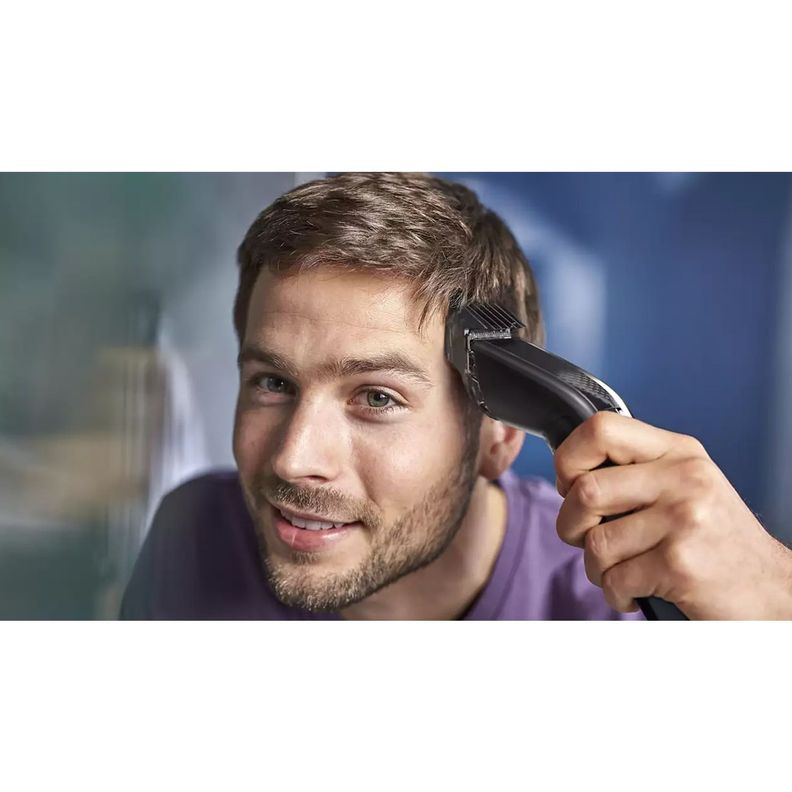 Cortadora Pelo Y Barba Philips Hc7650/15 Cuchillas Acero-5