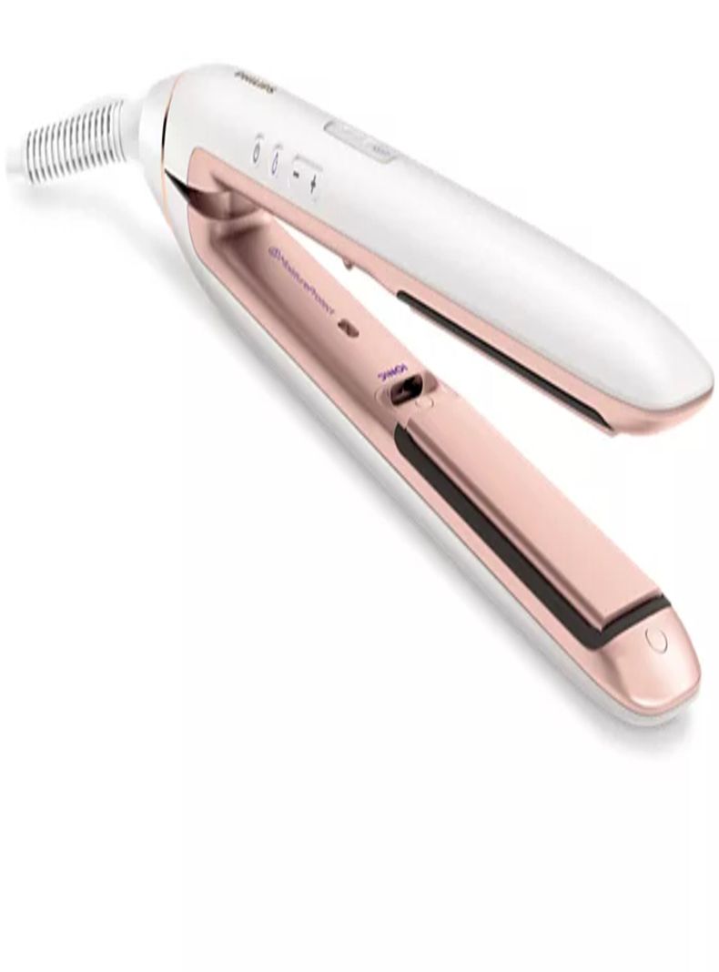 Plancha Cabello Philips Hp8372/00 Alisador Ceramica Ion Blanco