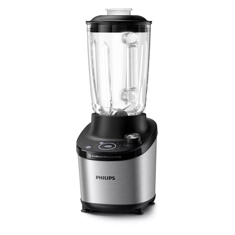 Licuadora Alta Velocidad Philips Hr3760/00 1,8L Jarra Vidrio Negro