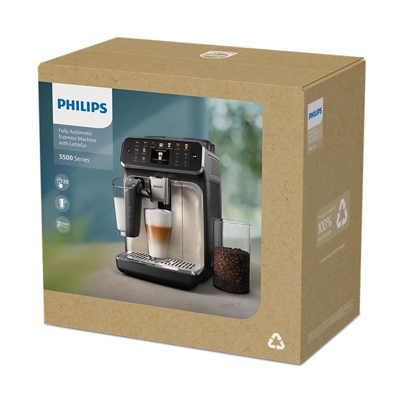 Cafetera espresso automática Philips EP5547/90 Sistema Latte-5