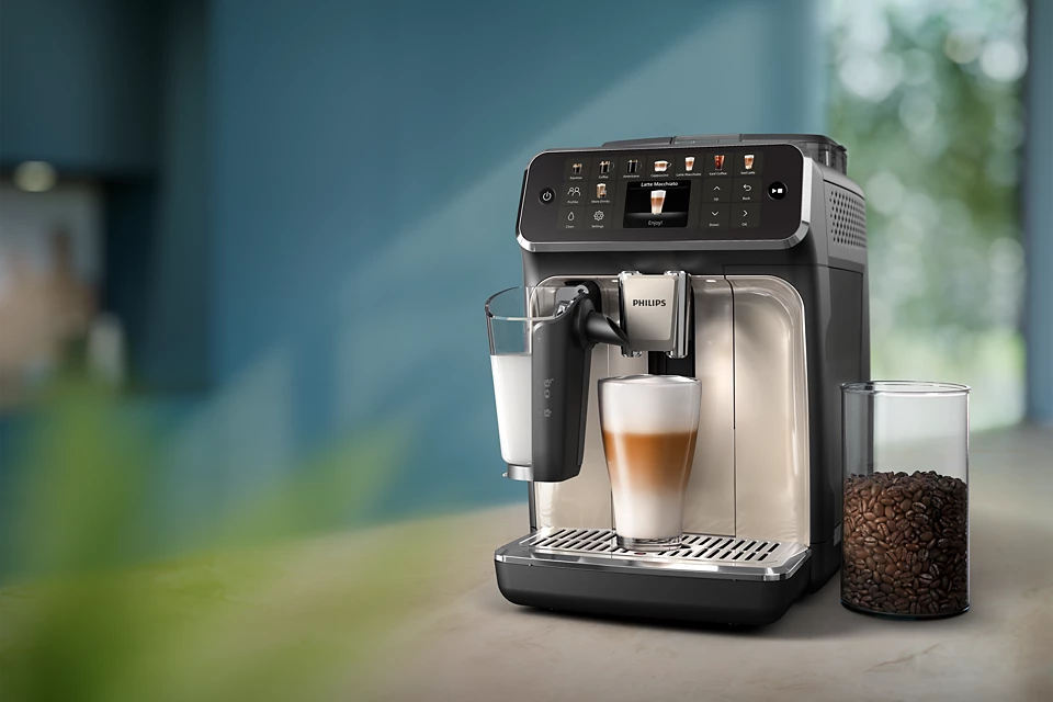 Cafetera espresso automática Philips EP5547/90 Sistema Latte-8