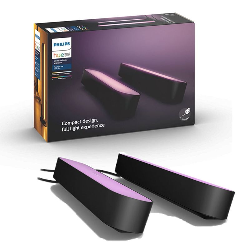 Philips Hue Play Kit Base 2 Barras + Fuente Alimentacion-0