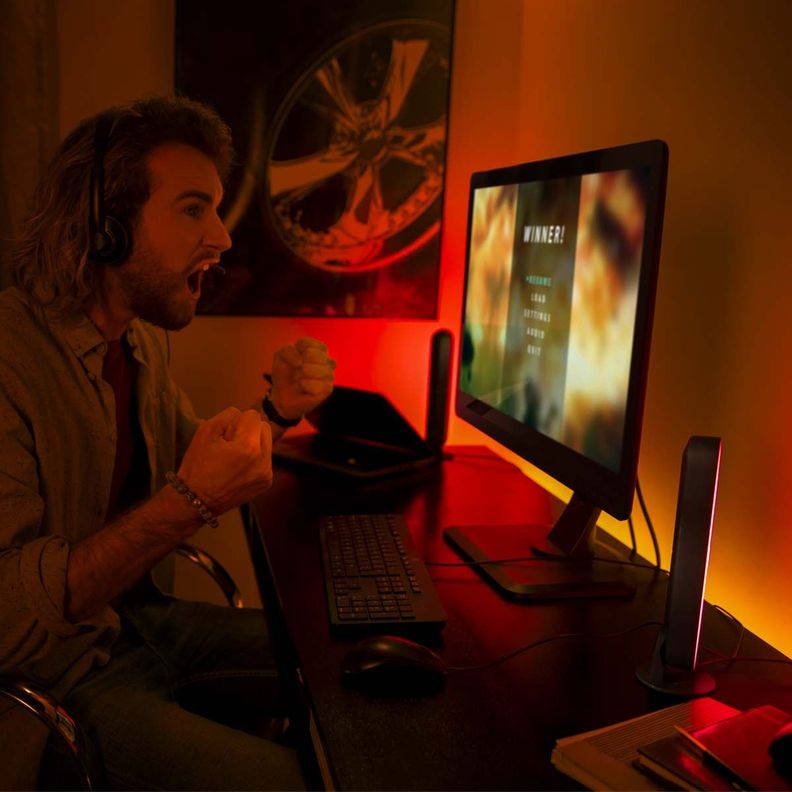 Philips Hue Play Kit Base 2 Barras + Fuente Alimentacion-9