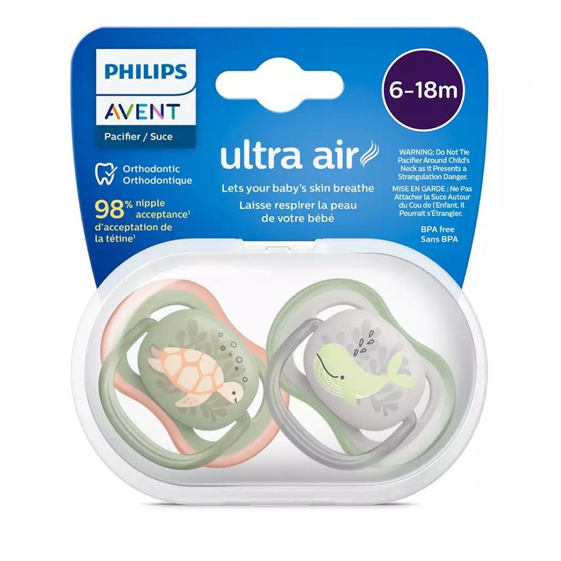Chupete Philips Avent Ultra Air SCF085/60 x2u 6-18 Meses-2