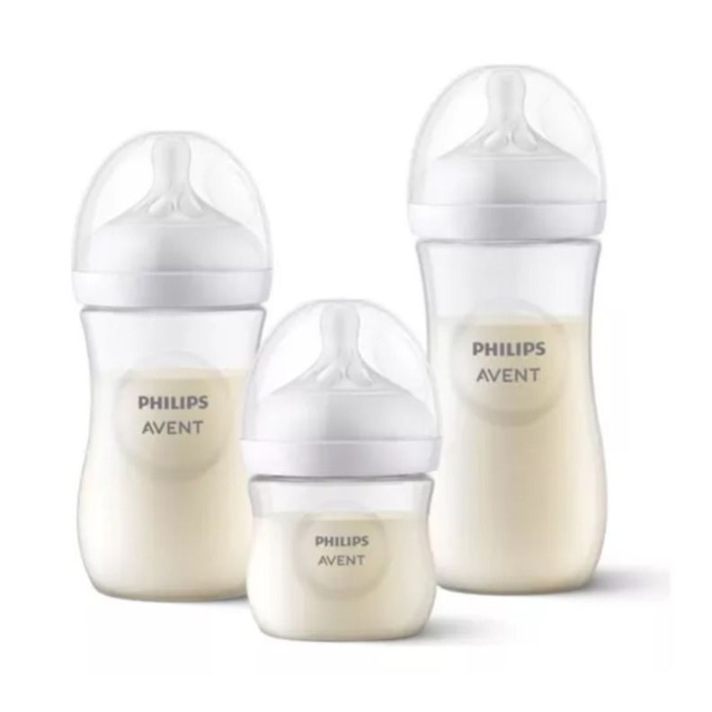 Set Triple Pack Natural Avent SCD838/27 125ml+ 260ml y 330ml-0