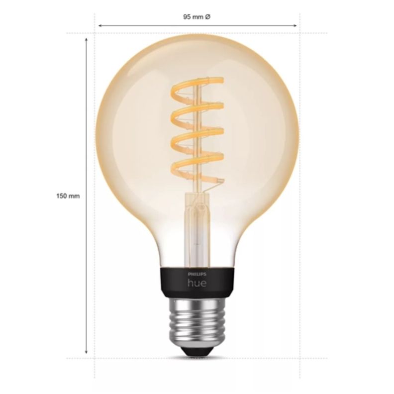 Philips Hue Ampolleta Filamento Bluetooth E27 Globo-2