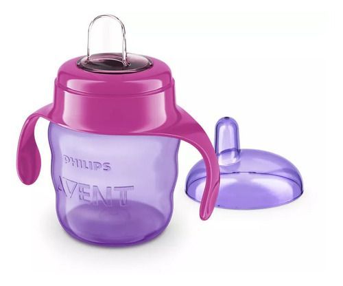 Vaso Con Boquilla Avent Scf551/03 200ml +6 Meses Niña-0