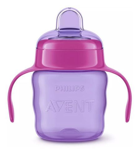 Vaso Con Boquilla Avent Scf551/03 200ml +6 Meses Niña-2